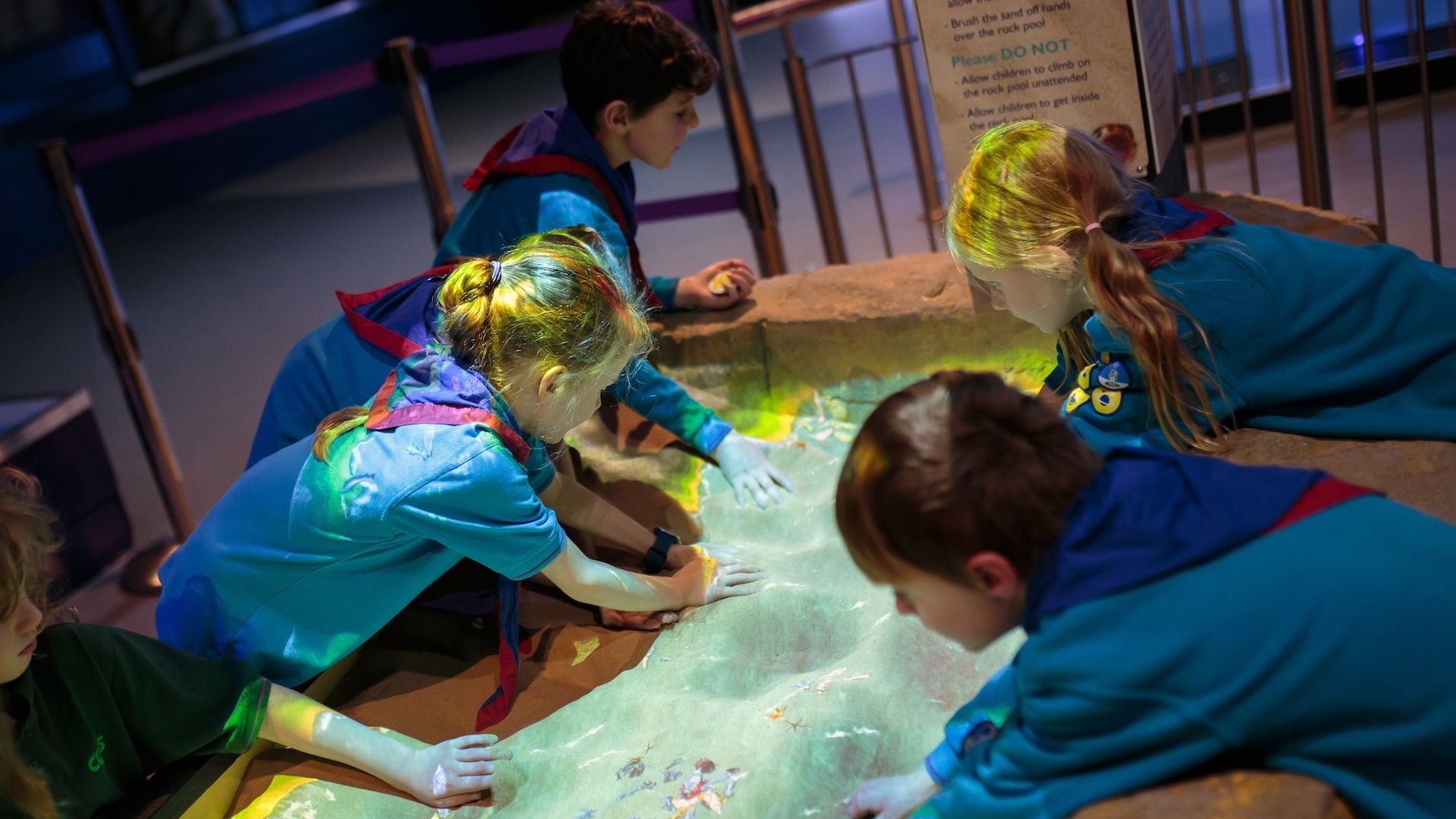 Interactive Sandpit The Deep Aquarium